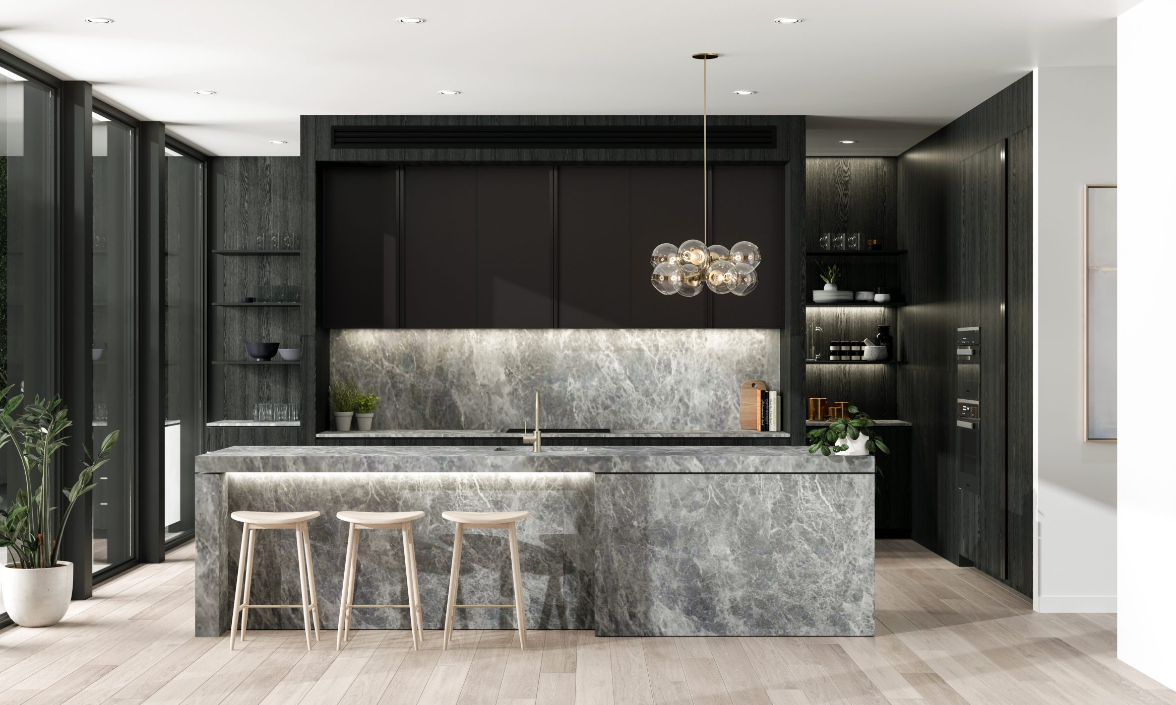 Image showcasing penthouse_kitchen2 - Eton Property Group